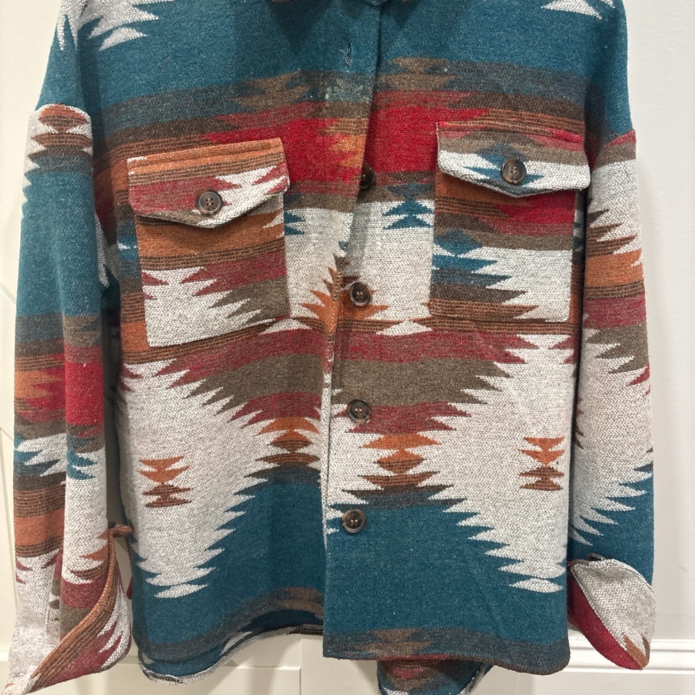 Aztec shacket - image 3